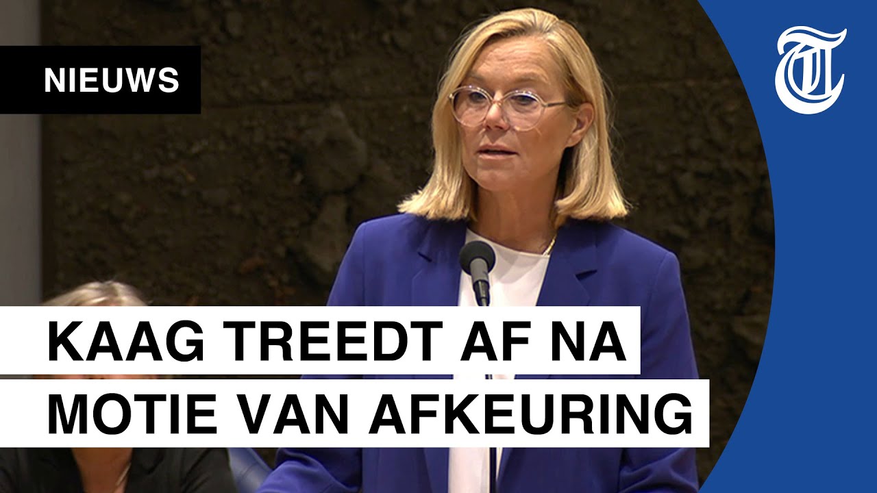 Kaag: 'Minister Moet Gaan Als Beleid Wordt Afgekeurd' - YouTube