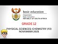 2021 Physics Paper 2 Grade 12