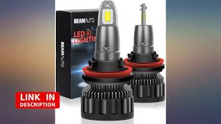 BEAMAUTO H11 H8 LED Headlight Bulbs, H16 H9 10000 Lumens Cooling Fan Adjustable review