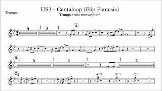 Trumpet Play-Along - Cantaloop US3 - Flip Fantasia - from Herbie Hancock's Cantaloupe Island