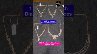 1 lakh to 2 lakh Budget Friendly Diamond Necklaces #cmrjewellery #diamondnecklaces #diamondjewellery