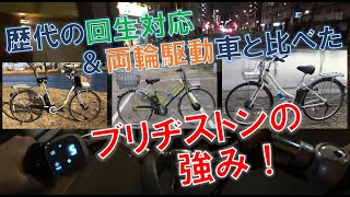 歴代の回生充電機能付き電動アシスト自転車の中でブリヂストンが最も優れている点（アルベルトe）