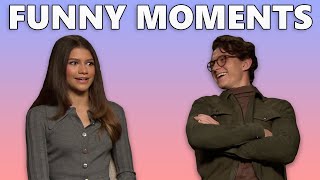 Tom Holland and Zendaya being funny