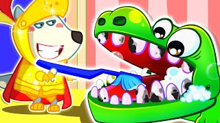 Let's Brush Your Teeth 👨‍⚕️🦷 Doctor Checkup| Good Habits For Kids 🤩 Wolfoo Kids Cartoon