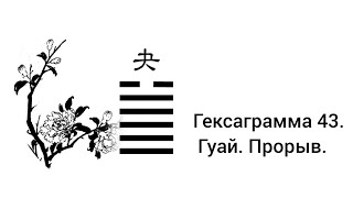 Гексаграмма 43. Гуай. История иероглифа.