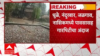 Rain-Hailstorm : धुळे, नंदुरबार, जळगाव नाशिकमध्ये पावसासह गारपिटीचा अंदाज