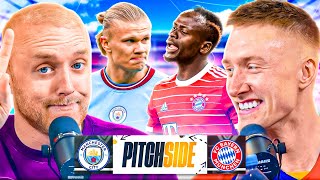 MAN CITY 3-0 BAYERN MUNICH - Champions League QF | Pitch Side LIVE!