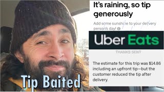 Doordash vs UberEats. Why Tip Baiting is WRONG! No Tip Order Challenge: Day 2 Ride Along