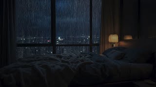 Rain Sounds for Sleeping | Pouring Rain Sounds on Window helps Reduce Stress, Improve Insomnia