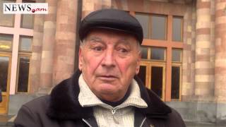 An armenian old man wants to meet Vladimir Gasparyan