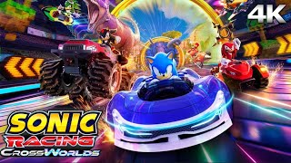 SONIC RACING CROSSWORLDS New Gameplay (Beta) 4K 60FPS Ultra HD