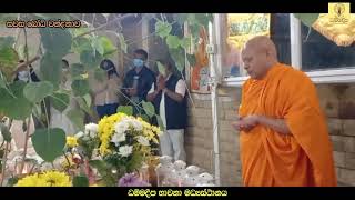 සවස බෝධි වන්දනාව Dhammadeepa Meditation Centre