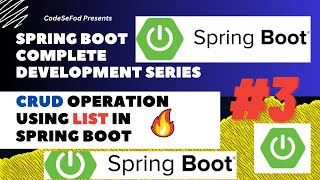 Step-by-Step Guide to CRUD Operations with ArrayList in Spring Boot|Spring Boot Tutorial 2023:Part-3