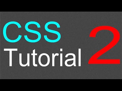 CSS Tutorial for Beginners - 02 - Changing font type, color, and size CSS Tutorial for Beginners - 02 - Changing font type, color, and size