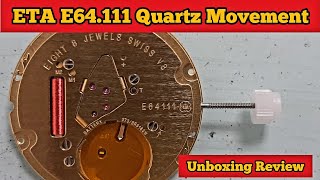 ETA E64.111 Swiss Quartz Watch Movement Unboxing Review | Watch Repair Channel | SolimBD