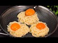 This is how my grandmother made spaghetti with eggs! Family recipe in minutes!