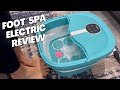 Collapsible Foot Spa Electric Rotary Massage Review Video: Say Goodbye to Foot Pain and Stress