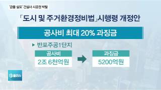 재건축 ‘금품 살포’ 건설사, 공사비 최대 20%까지 과징금