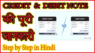 $08|Debit Note and Credit Note in Accounting | An in-depth overview with GST Rules \u0026 Entries|