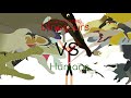 Dinosaurs vs Humans  (Carnivores) | Stick Nodes