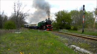 Old steam engine in the Bakony (Hungary) 2. - Dampfzug - Gőzmozdony a Bakonyban