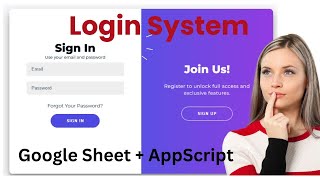 Build a Secure Login System Using Google Apps Script | CRUD App