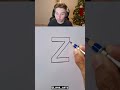 How To Draw The Letter Z 😳