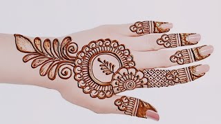 Backhand mehndi design simple|simple mehndi design|Hand mehndi|mehndi design|Easy simple mehndi|Hena