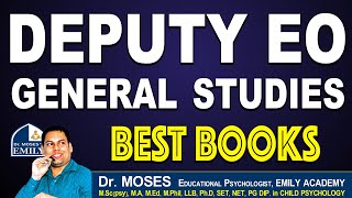 Deputy Eo General Studies Best Books | Explanation by Dr Moses