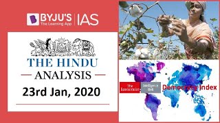 'The Hindu' Analysis for 23rd Jan, 2020. (Current Affairs for UPSC/IAS)