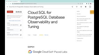 Cloud SQL for PostgreSQL Database Observability and Tuning || #qwiklabs #GSP921[With Explanation🗣️]