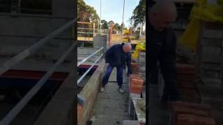 fastest Bricklayer in England