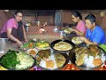 Wow Village Kitchen Recipe: Chayote Leaves & Potato mix Curry and Egg Omelette with Rice