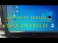 Laptop Screen Freeze or Stuck | Reset Graphics Driver - 2 Methods