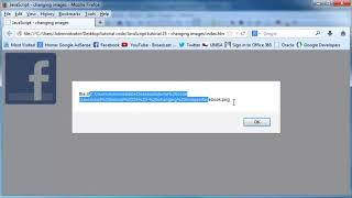 JavaScript beginner tutorial 25 changing an image source YouTube 360p