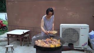 Steamed sweet potato golden seductive drooling