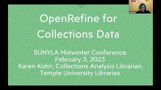 10: OpenRefine for Collections Data