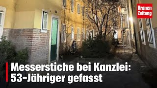 Frau schwer verletzt: Messerstiche bei Kanzlei: 53-Jähriger gefasst | krone.tv NEWS