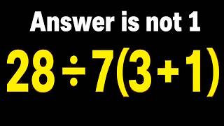This Simple Math Problem Tricks Everyone!