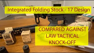 17 Design Integrated Folding AR-15 Lower Receiver - CLOSER LOOK