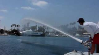 Stang Manual Monitor on Long Beach Fireboat