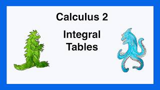 Calculus 2: Integration Using Tables