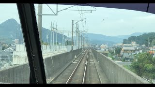 佐世保線　2021.10.12　大町駅←→武雄温泉駅　複線化工事　前面展望＋後面展望