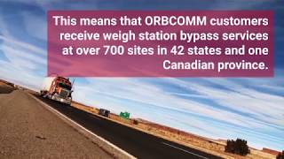Weigh Station Bypass: Drivewyze integration with ORBCOMM's truck management solution
