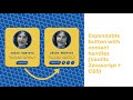 Expandable button with contact handles (Vanilla Javascript + CSS)