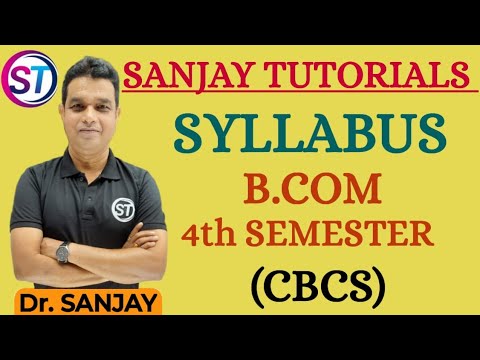 Syllabus B Com 4th Semester Youtube