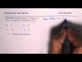 Determine the Recursive Formula for the Sequence with Two Terms