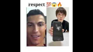 Ronaldo reaction video #cristiano #reaction #respect #shorts #cr7fans #ytshorts #cr7 #yt #yts #feed