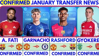 🚨THE LATEST CONFIRMED TRANSFER NEWS AND RUMOURS TRANSFERS WINTER 2025|Rashfor✔️Ansu fati✔️Gyokeres✔️