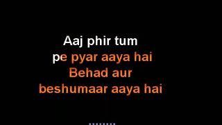 Aaj Phir Hate Story 2 Karaoke Song full Arijit Singh